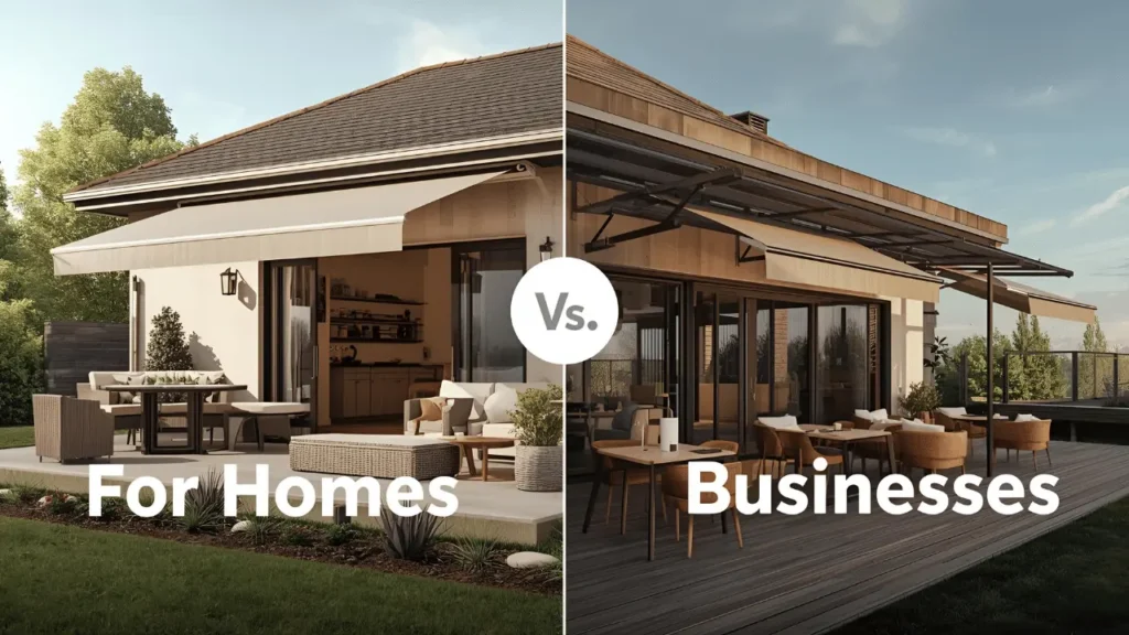 Markiseteppe for Homes vs. Businesses