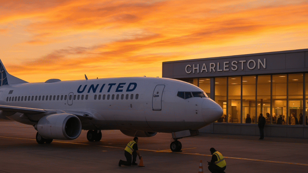 United Airlines Charleston Mechanical Issue