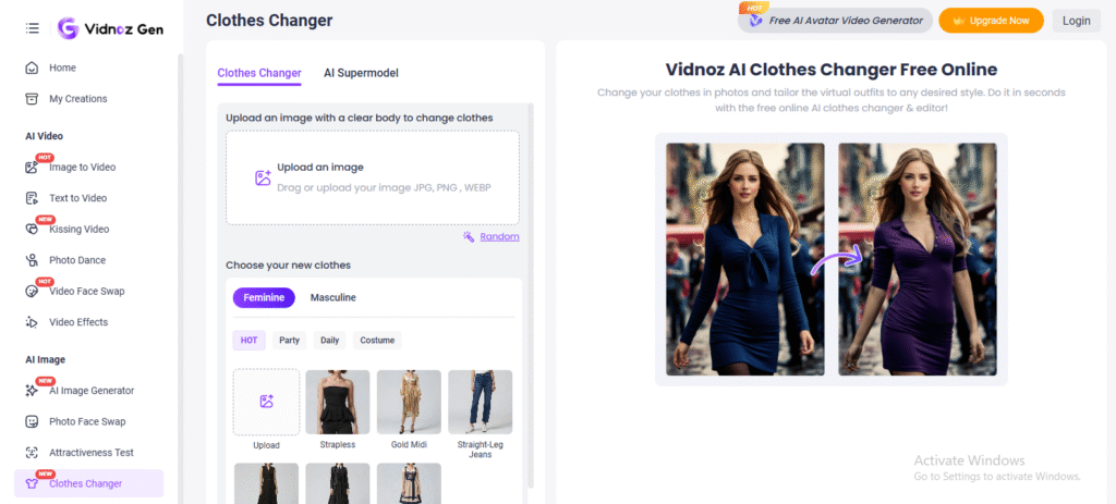 Free AI Innovations Change Clothes and Generate Videos Effortlessly