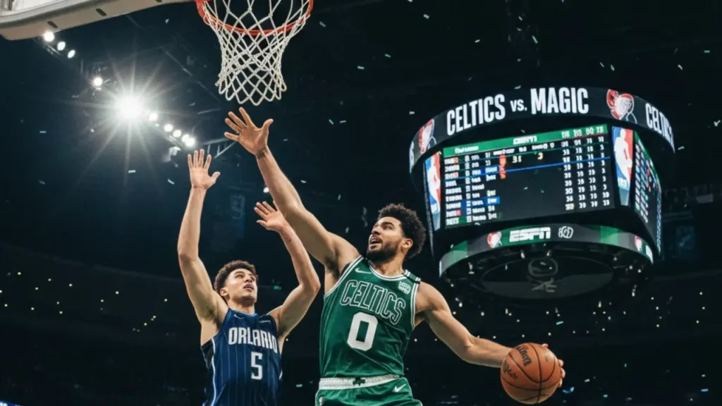 boston celtics vs orlando magic match player stats