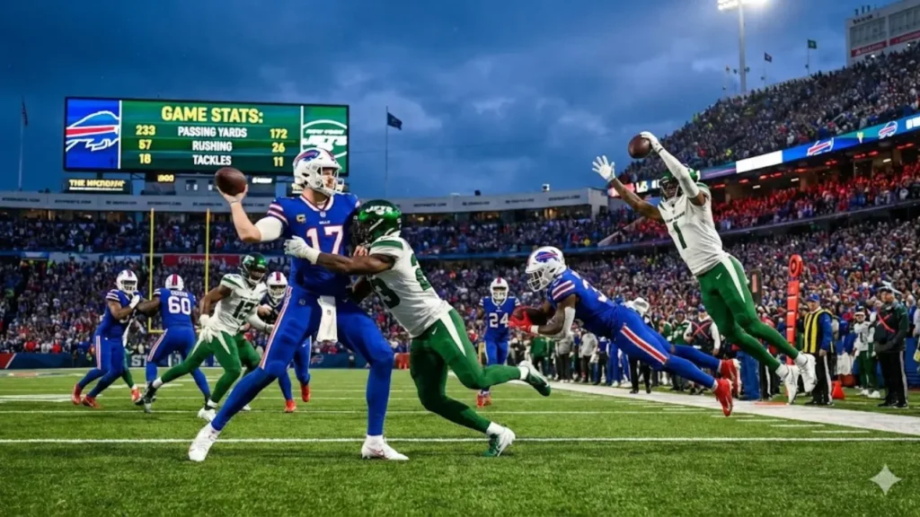 buffalo bills vs new york jets match player stats