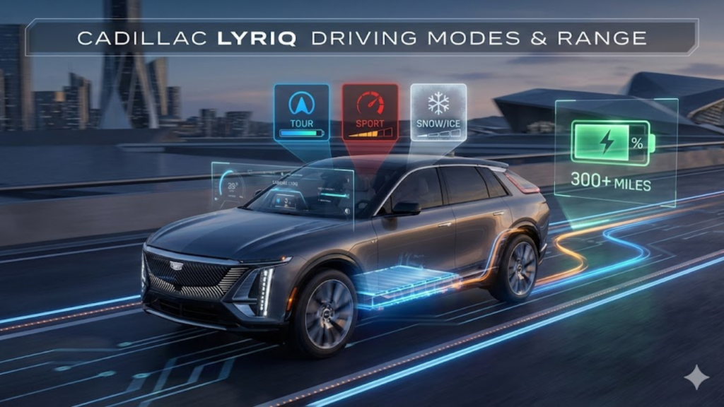 Do the Driving Modes in Cadillac Lyriq Offer Different Ranges or Battery Usages? do the driving modes in cadillac lyriq offer different ranges or battery usages