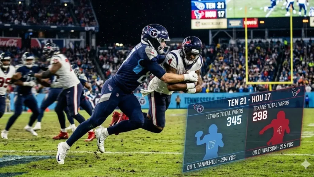 tennessee titans vs texans match player stats