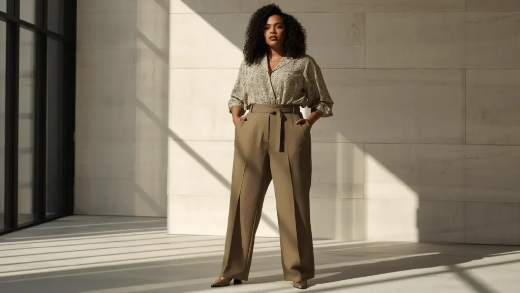 Plus-Size Trouser