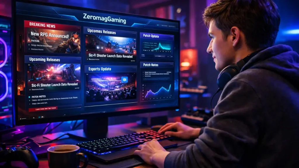 how to keep up with gaming news zeromaggaming