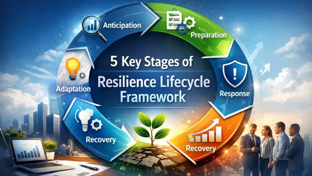 what are the 5 key stages of resilience lifecycle framework